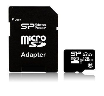 Карта пам'яті Silicon Power 128 GB microSDXC UHS-I Elite + SD adapter (SP128GBSTXBU1V10-SP) 43789 фото