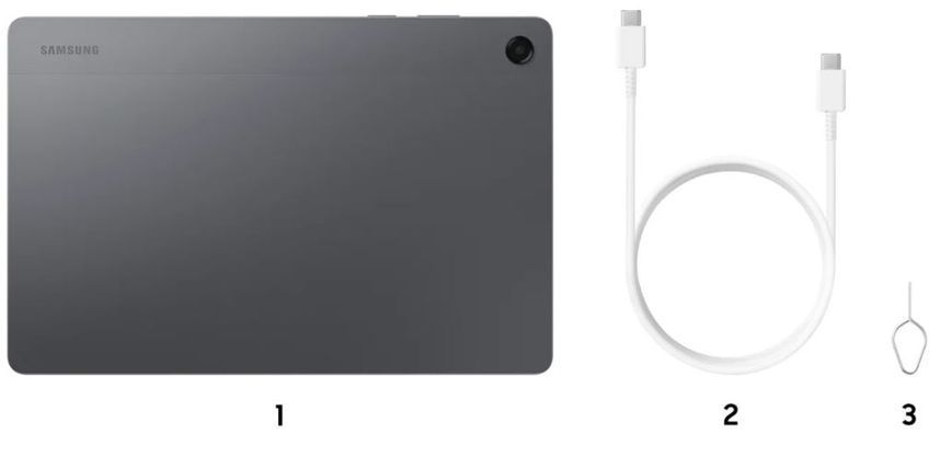 Планшет Samsung Galaxy Tab A11+ WiFi 6/128GB Gray (SM-X230NZAR) (no Adapter) UA UCRF STH0039194 фото