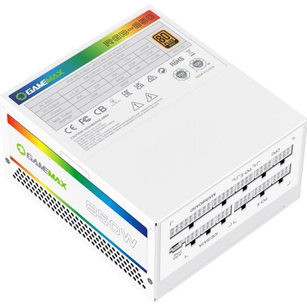Блок живлення GameMax RGB850 PRO White (RGB850 PRO WH) 147435 фото