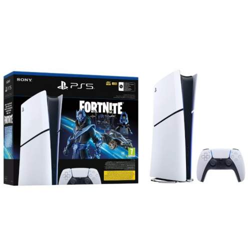 Ігрова приставка SONY PS5 Slim Digital Edition (Fortnite® Cobalt Star Bundle)