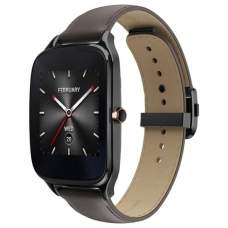 Смарт-часы ASUS Zenwatch 2 (WI501Q) Stainless Steel Gunmetal/Brown Leather *REF, NOP