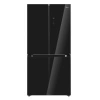 Холодильник Midea MDRF632FIF22 (чорне скло)