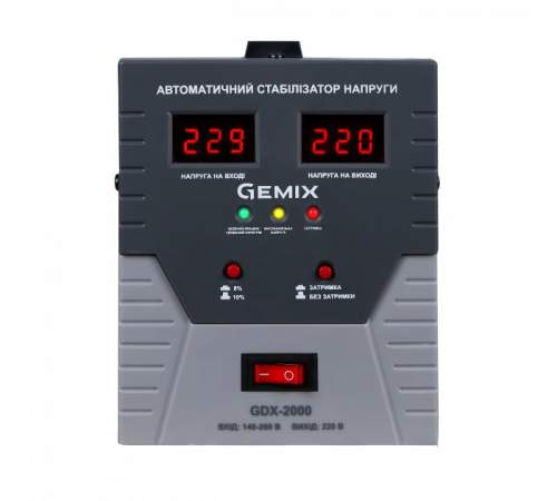 Стабілізатор напруги Gemix GDX-2000