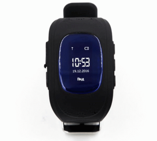 Детские часы-телефон с GPS трекером GOGPS ME K50 Черный
