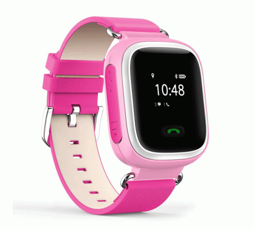 Детские часы-телефон с GPS трекером GOGPS ME K10 Розовые