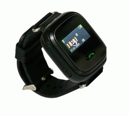 Детские часы-телефон с GPS трекером GOGPS ME K11 Черный