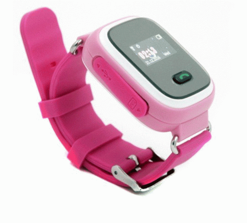 Детские часы-телефон с GPS трекером GOGPS ME K11 Розовый