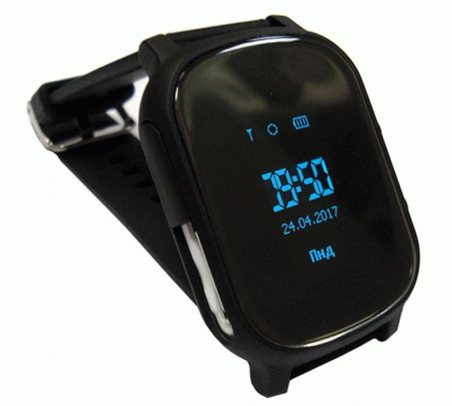 Детские часы-телефон с GPS трекером GOGPS ME K20 Черный