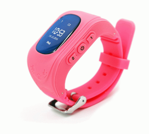 Детские часы-телефон с GPS трекером GOGPS ME K50 Розовый