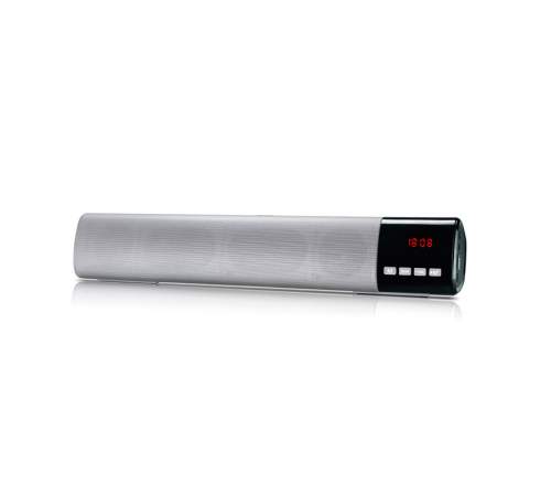 Колонкa MINI SPEAKER B-28S+LCD Silver