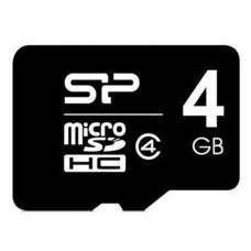 КАРТА ПАМЯТИ SILICON POWER 4GB MICROSDHC CLASS 4 (SP004GBSTH010V10)