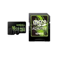 Карта памяти VERICO 16 GB microSDHC UHS-I Class 10 + SD adapter 1MCOV-MAH9G3-NN