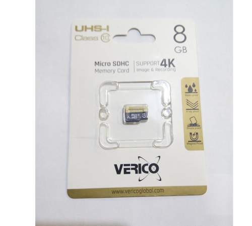 Карта памяти VERICO 8 GB microSDHC UHS-I Class 10 1MCOV-MDH983-NN