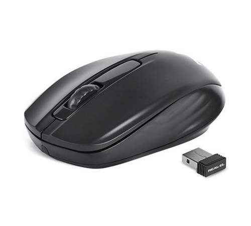 Мышка REAL-EL RM-304 USB Black
