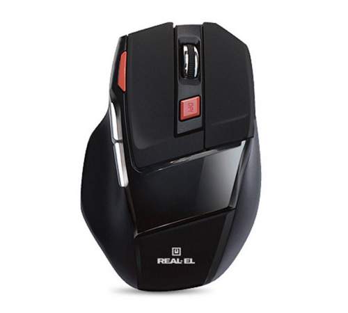 Мышка REAL-EL RM-500 Gaming USB Black