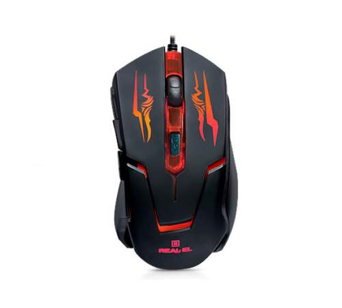 Мышка REAL-EL RM-520 Gaming USB Black