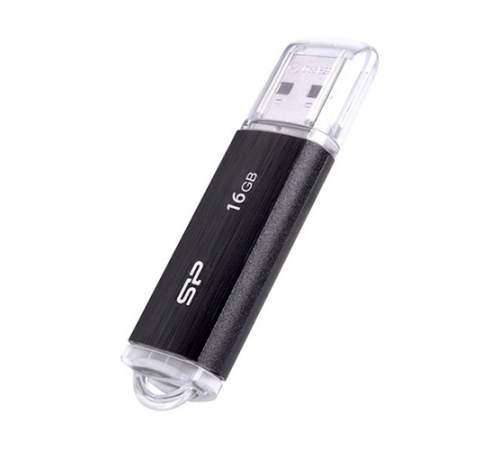 Флешка USB2.0 SiliconPower U02 16Gb Black