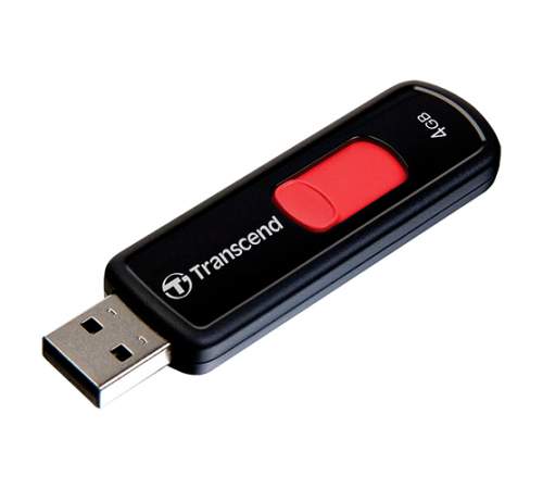 Флешка USB2.0 TRANSCEND JetFlash 500 4GB