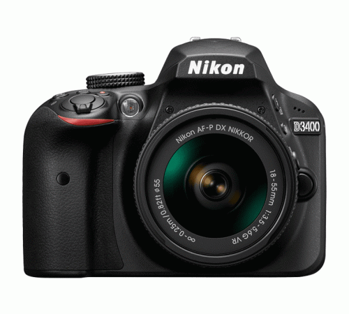 Фотоаппарат Зеркальный Nikon D3400 + AF-P 18-55 VR + AF-P 70-300VR