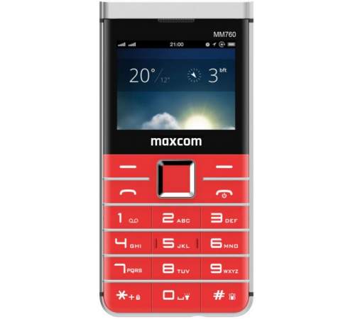 Мобільний телефон MAXCOM MM760 Red