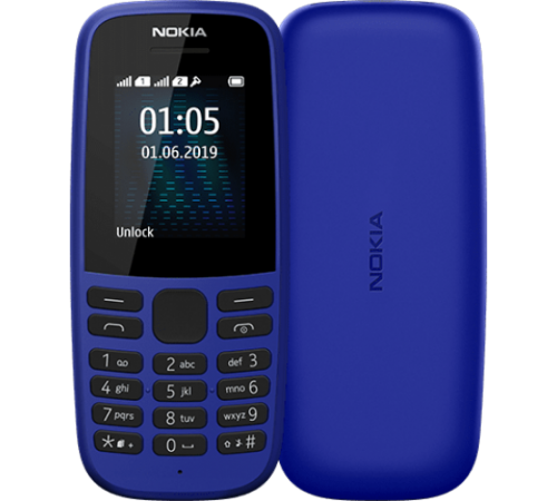 Мобільний телефон NOKIA 105 DS 2019 Blue