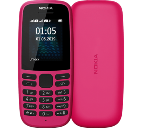Мобільний телефон NOKIA 105 DS 2019 Pink