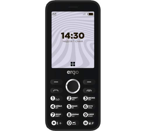 Мобільний телефон ERGO B281 Black