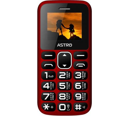 Мобильный телефон ASTRO A185 Red