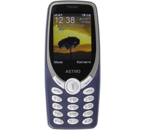 Мобильный телефон ASTRO A188 Navy
