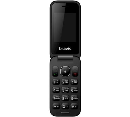 Мобильный телефон BRAVIS C243 Flip Red