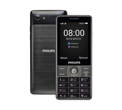 Мобильный телефон Philips E570 (dark grey)