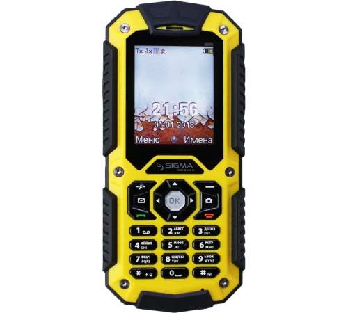 Мобильный телефон SIGMA Х-treme PQ67 3G Yellow-Black