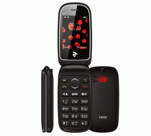 Мобильный телефон 2E E181 Dual Sim Black