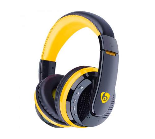 Гарнитура Bluetooth VYKON MX666 Black/Yellow