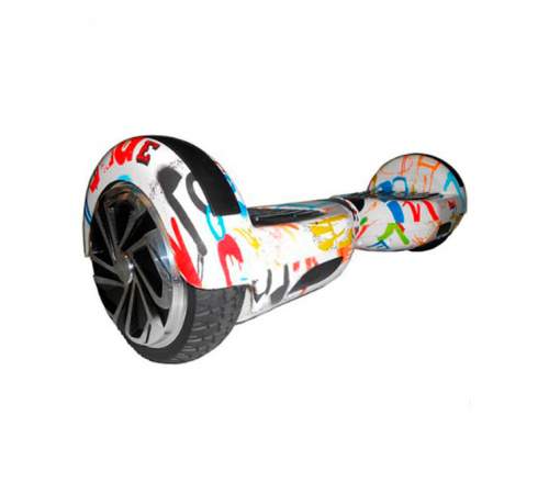 Гироборд Smart Balance Wheel 6.5" TaoTao Граффити Белый