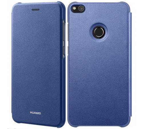 Чехол Huawei P8 lite 2017 flip cover blue