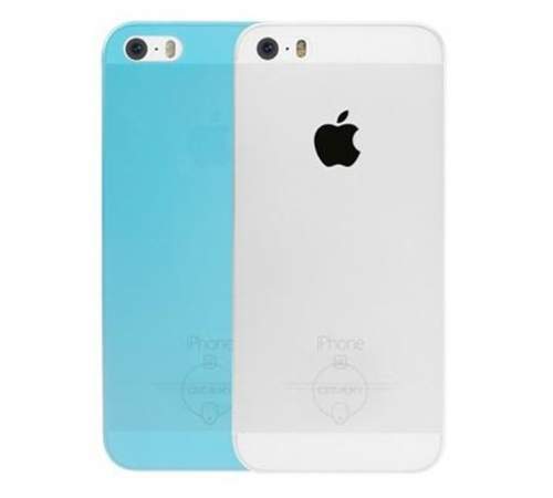 Чехол Ozaki O!coat-0.3 Jelly 2 in 1 iPhone 5/5S/SE (Clear and Blue)