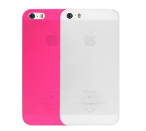 Чехол Ozaki O!coat-0.3 Jelly 2 in 1 iPhone 5/5S/SE (Clear and Pink)