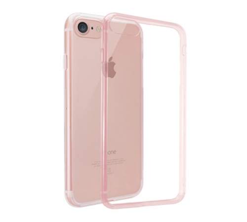 Чехол Ozaki O!coat Crystal+Dual Crystal with shock- protection for iPhone 7/8 [Transparent Pink]