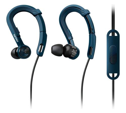 Наушники Philips ActionFit SHQ3405BL Mic Blue