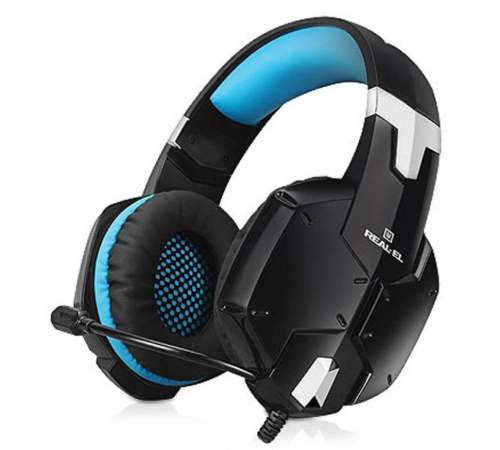 Наушники REAL-EL GDX-7500 Black/Blue