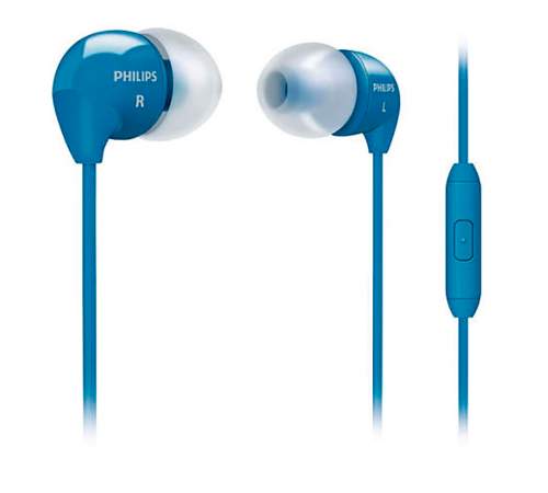 Гарнитура PHILIPS SHE3595BL Mic Blue