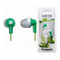 Наушники PANASONIC RP-HJE118GU-G Green