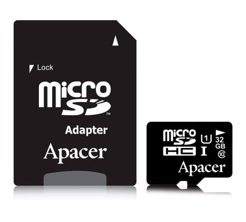 Карта microSD APACER 32Gb (10)+Ad