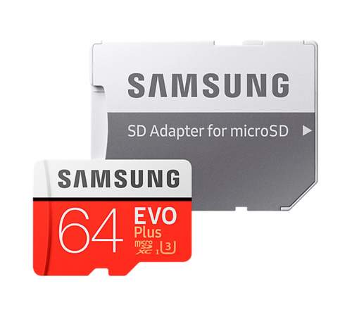 Карта microSDXC(3) SAMSUNG 64Gb+Ad