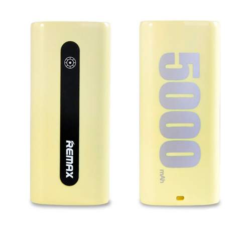 Power Bank REMAX E5 5000mAh Yellow