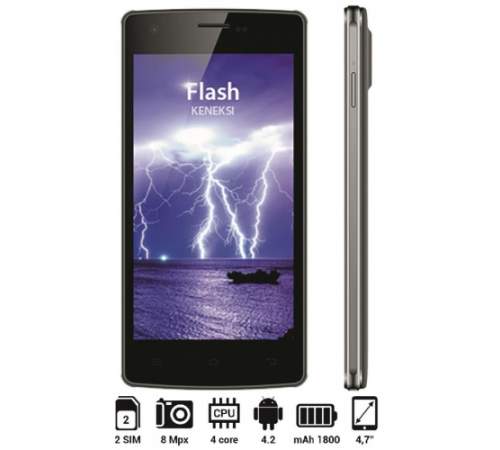 Смартфон KENEKSI Flash Dual Sim Gray