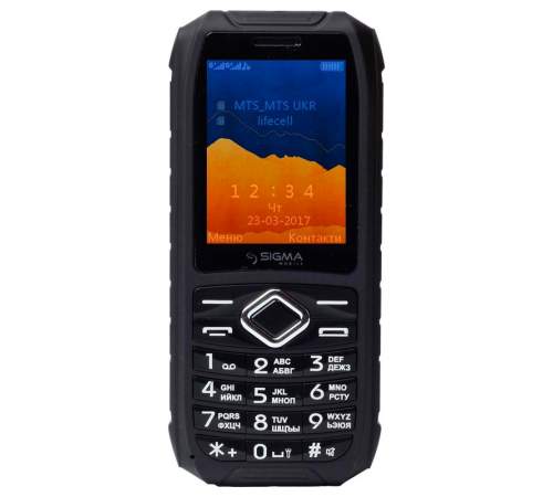 Мобильный телефон SIGMA Х-treme IO67 Black
