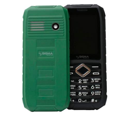 Мобильный телефон SIGMA Х-treme IO67 Green