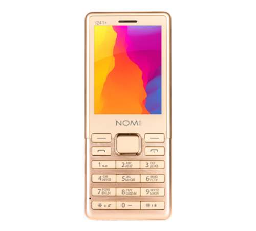 Мобильный телефон NOMI i241+ Gold